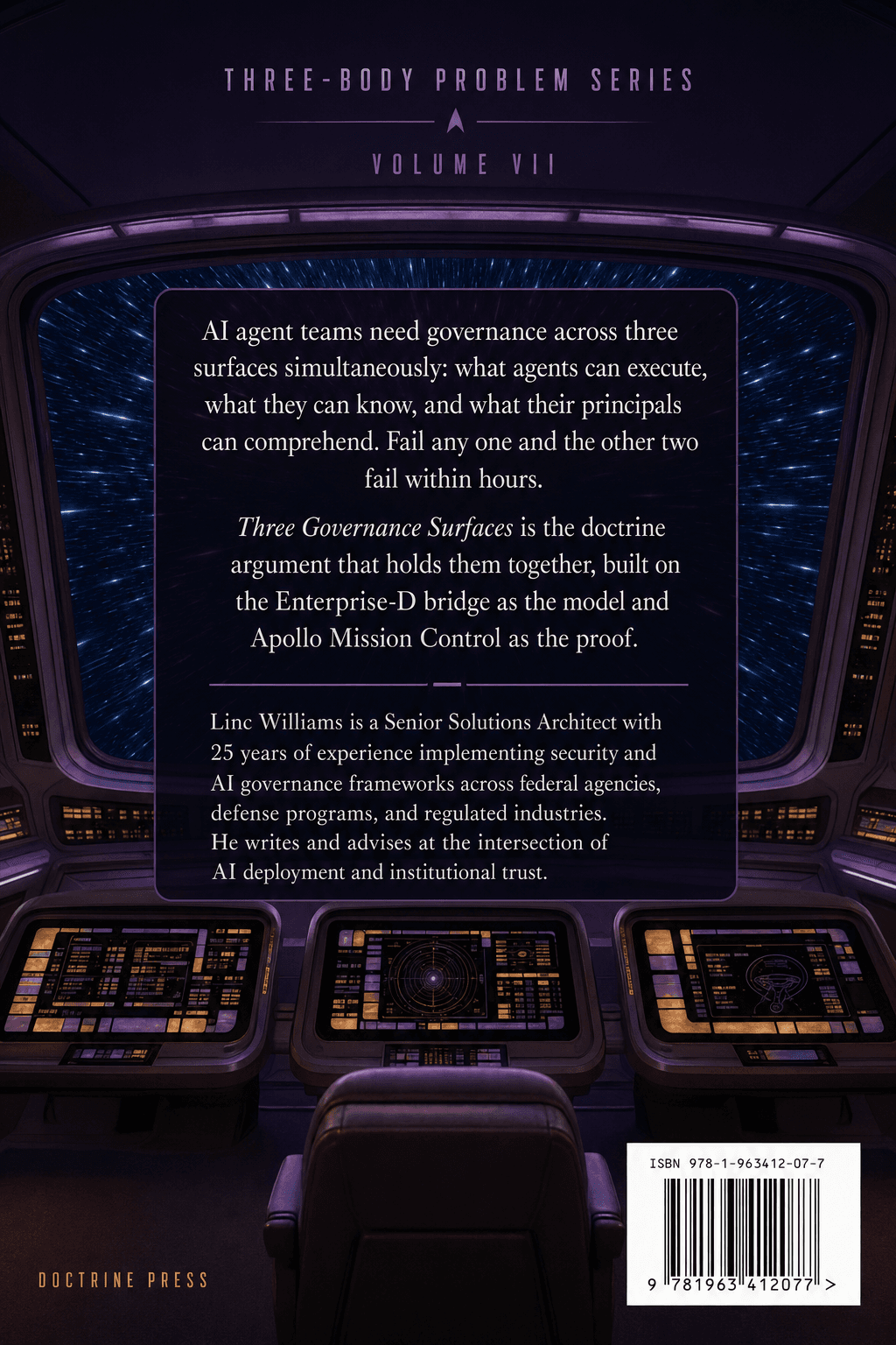 Back cover of Three Governance Surfaces